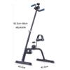 Fitness Equipment Foot Exercise Bike - Portable Foot, Hand, Arm, Leg Exercise Pedaling Machine - Safty Stationary Bike Pedaler, Fitness Rehab Gym Equipment view 3