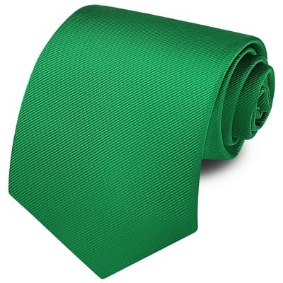 Branduce Emerald Green Tie for Men 63'' Extra Long Wedding Business Premium Silk Woven Green Necktie (TA10-19)