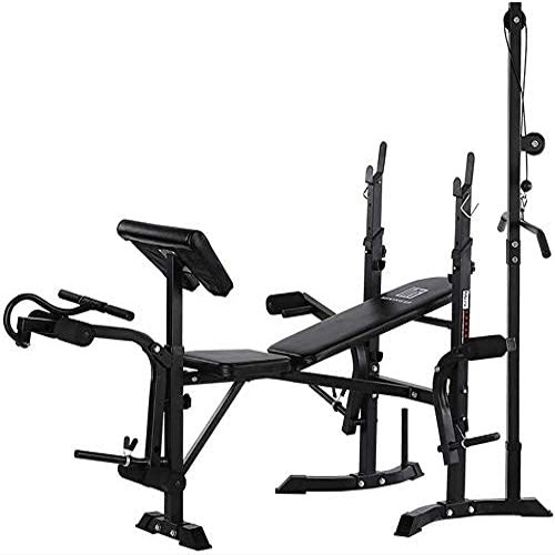 Fitness Equipment Multifunctional fitness chair dumbbell bench Weight Benches Equipment for Home Gym Multifunctional Weight-Lifting Bed Machine Fitness Training Workout High Tension bar Household Dumb