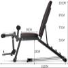 Fitness Equipment Adjustable Weight Bench Folding,Multi-Function Weight Lifting Home Gym Fitness,Bench Press,6 Gears Backrest Adjustable,For Body Workout Home Gym Fitness Equipment,Load 200 Kg ( view 3