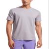 CRZ YOGA Men's Cotton Polyester Short Sleeve T-Shirt Classic Fit Casual Workout Tops Soft Premium Tee Gull Gray Medium view 1