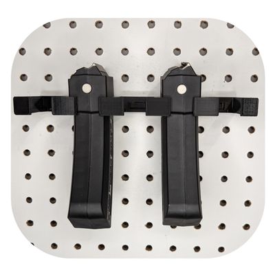 Hammy3DPrints Mount for 10/22 22LR and 17HMR/22WMR Mags - Pegboard/Metal Pegboard/Skadis/etc. | Magazine Holder Storage Rack (17HMR/22WMR, Wall Control/Gun Pegboard)