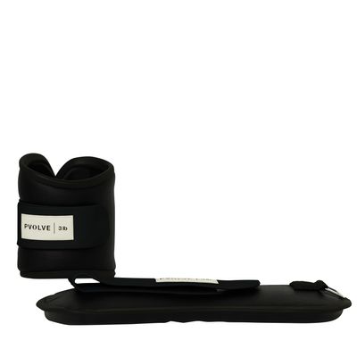 Pvolve 3lb Adjustable Ankle Weights for Men & Women, Wrist or Ankle Weights, Tone and Sculpt Your Body, Legs & Core, Used for at Home Workouts, Walking, Dancing or Pilates, 1 Pair