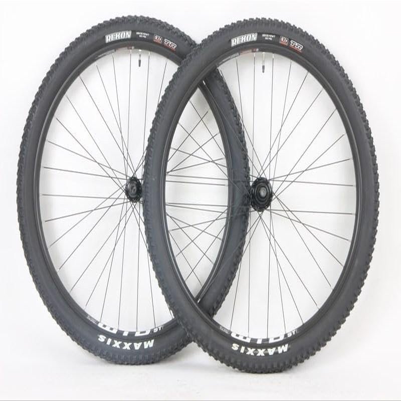 29 Inch WTB St i25 Shim Micro Spline Disc Hubs Thru Axle Boost Wheel Set 148mm x 110mm Rekon 29 x 2.40WT Tire and Tube Package