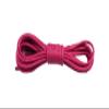 1 Pair Leather Shoelaces Cotton Waxed Shoelaces Round Leather Laces For Shoes Boots Unisex Shoe Laces Strings (Color : Dark Pink, Size : 80cm) view 1