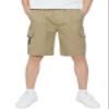CAMLAKEE Boys Stretch Cargo Shorts Elastic Waist School Kids Twill Summer Short Khaki 10-11 Years/Size150 view 1
