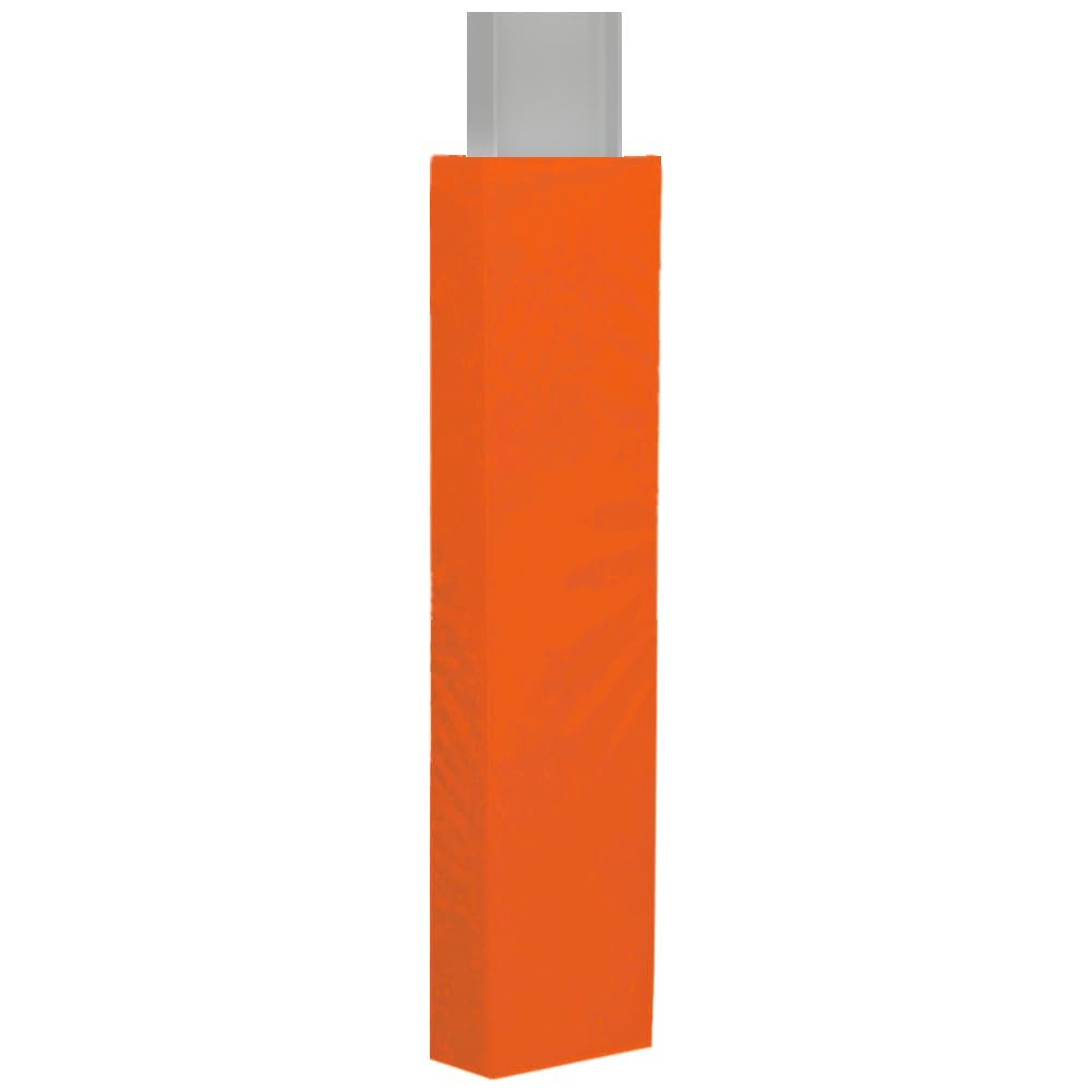 We Pad It Safety Pole Pad, for Square Pole Only, 4 FT Tall, 2 Thick Foam, Weatherproof, UV-Resistant, Hook/Loop Closure