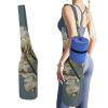 HotcoS Yoga Mat Bag for Women Yoga Mat Carrier Bag with Large Side Pocket Cherry Plum Flowers Yoga Bag Yoga Gym Bag, 50x40x18cm, style-2 view 1