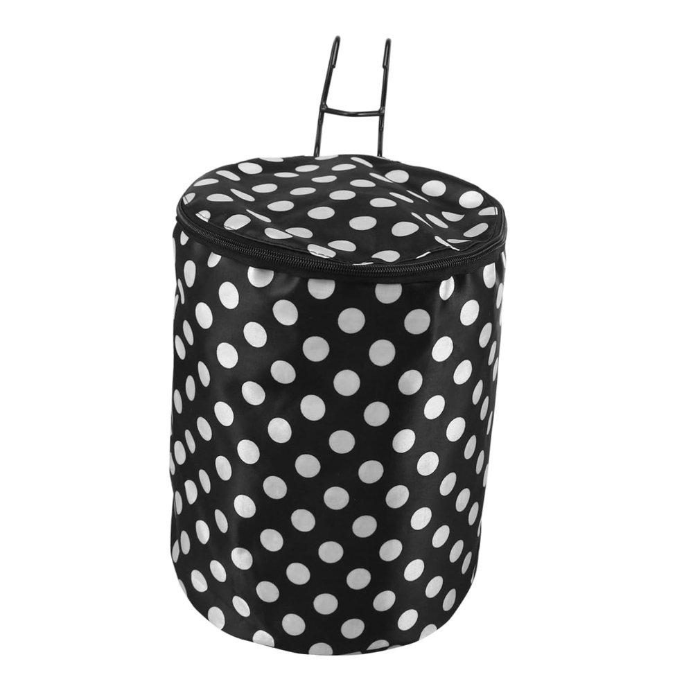 Yardwe Rainproof Canvas Bike Basket Front Storage Carrier Bag for Cycling Travel