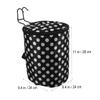 Yardwe Rainproof Canvas Bike Basket Front Storage Carrier Bag for Cycling Travel view 3