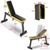 OMaju Fitness Equipment Dumbbell Bench Workout Bench Dumbbell Bench,Weight Bench Adjustable Foldable Home Sit-ups Fitness Equipment, Flat Bench Weight Benches for Full Body Workout Exercise view 2
