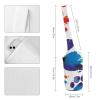 HotcoS Yoga Mat Bag for Women Yoga Mat Carrier Bag with Large Side Pocket Colorful Dog Paw Print Yoga Bag Yoga Gym Bag view 2