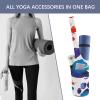 HotcoS Yoga Mat Bag for Women Yoga Mat Carrier Bag with Large Side Pocket Colorful Dog Paw Print Yoga Bag Yoga Gym Bag view 4