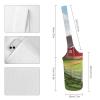 HotcoS Yoga Mat Bag for Women Yoga Mat Carrier Bag with Large Side Pocket Cartoon Red Farm Yoga Bag Yoga Gym Bag view 1