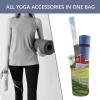 HotcoS Yoga Mat Bag for Women Yoga Mat Carrier Bag with Large Side Pocket Cartoon Red Farm Yoga Bag Yoga Gym Bag view 3