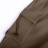 Womens Baggy Parachute Cargo Pants High Waist Wide Leg Pants Drawstring Casual Lightweight Fashion Streetwear Y2K Pants view 4