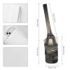 HotcoS Yoga Mat Bag for Women Yoga Mat Carrier Bag with Large Side Pocket Paris Tower Yoga Bag Yoga Gym Bag view 2