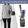 HotcoS Yoga Mat Bag for Women Yoga Mat Carrier Bag with Large Side Pocket Paris Tower Yoga Bag Yoga Gym Bag view 4