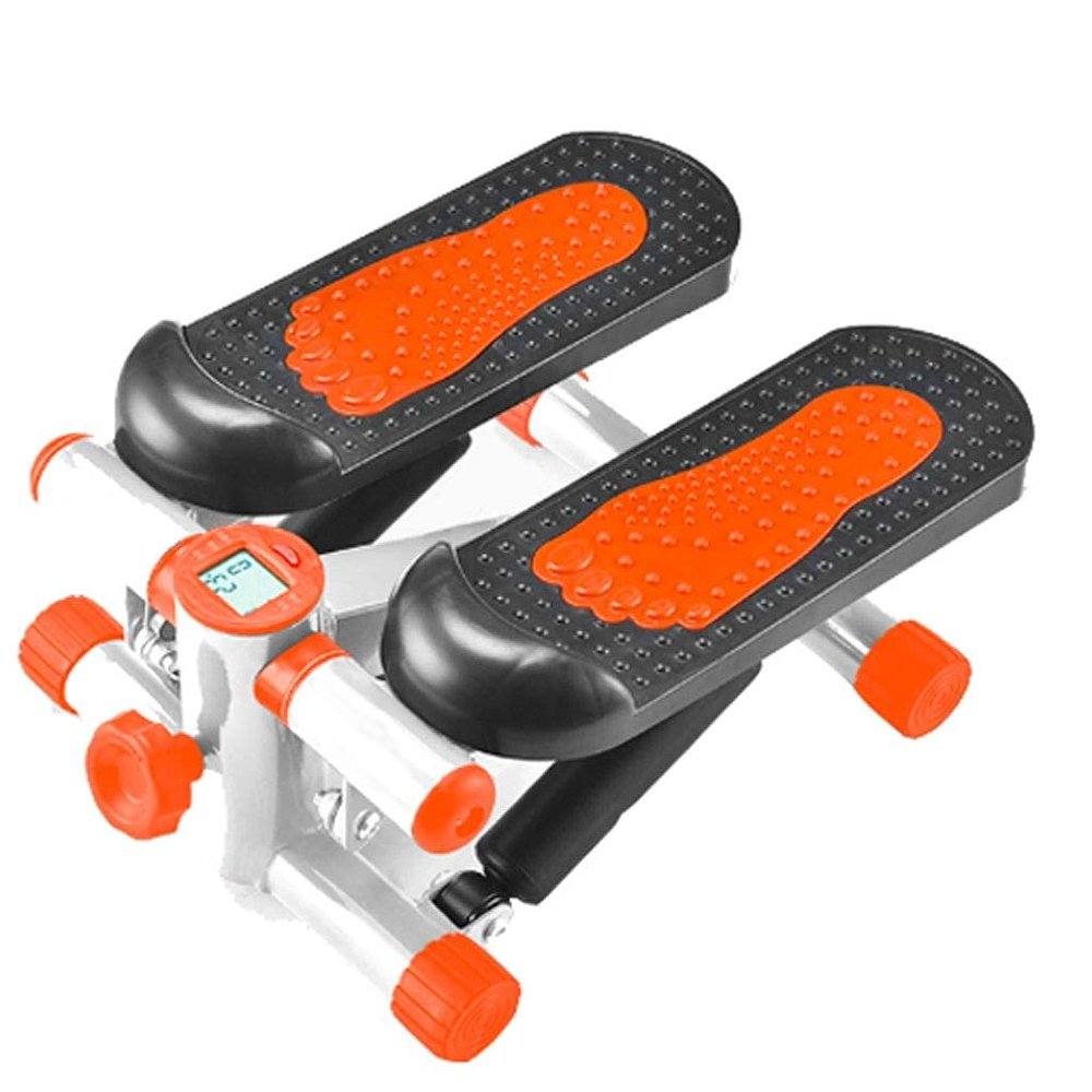Fitness Equipment Mini-Stepper Swing Stepper Household Mini Stepper,Machine Silent Twist Fitness Equipment with Resistance Bands for Living Room,Office,Gym