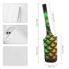 HotcoS Yoga Mat Bag for Women Yoga Mat Carrier Bag with Large Side Pocket Pineapple Yoga Bag Yoga Gym Bag view 2