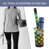 HotcoS Yoga Mat Bag for Women Yoga Mat Carrier Bag with Large Side Pocket Pineapple Yoga Bag Yoga Gym Bag view 4