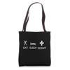 Eat Sleep Scout Tote Bag view 1