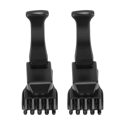 Srliya 1Pair Black Badminton Stringing Clamp Tennis Flying Clamp Recket Starting Clamp Stringing Tool Accessories