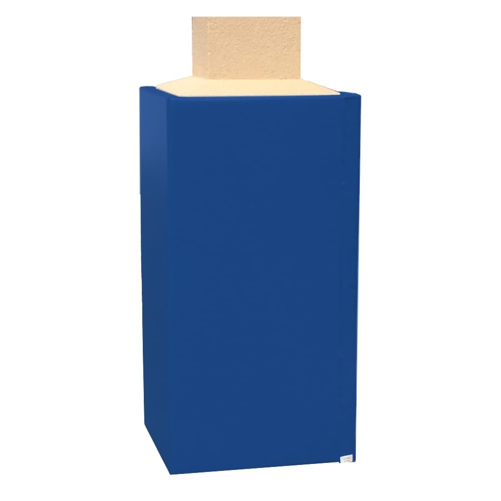 We Pad It Safety Pole Pad, for Square Pole Only, 4 FT Tall, 1 Thick Foam, Weatherproof, UV-Resistant, Hook/Loop Closure