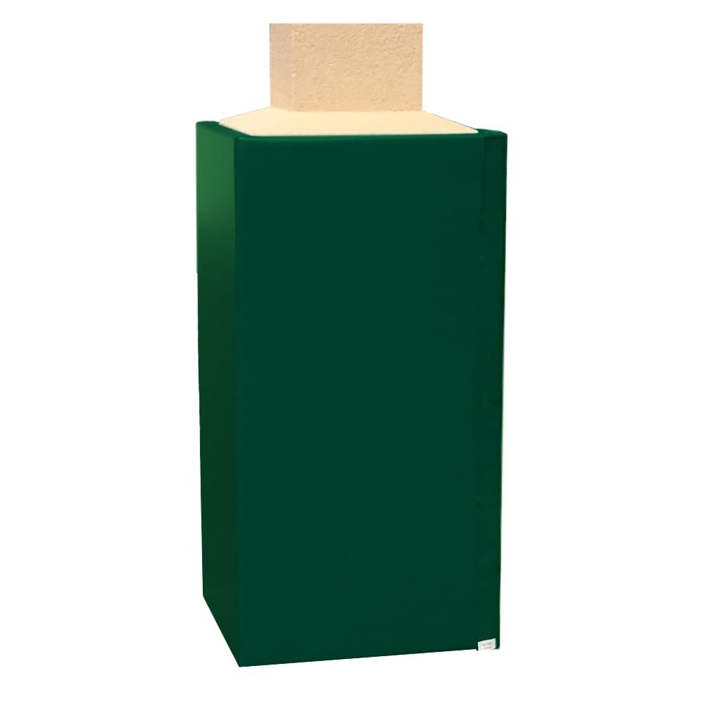 We Pad It Safety Pole Pad, for Square Pole Only, 4 FT Tall, 1 Thick Foam, Weatherproof, UV-Resistant, Hook/Loop Closure