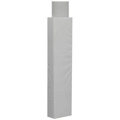 We Pad It Safety Pole Pad, for Square Pole Only, 4 FT Tall, 2 Thick Foam, Weatherproof, UV-Resistant, Hook/Loop Closure