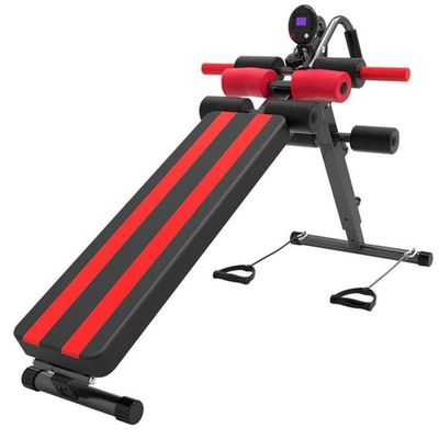 OMaju Fitness Equipment Fitness Equipment Utility Bench Slant Board Sit Up Bench Crunch Board Ab Bench For Toning And Strength Training Foldable Weight Bench Non-Slip Plastic Base, Remain Stable Even