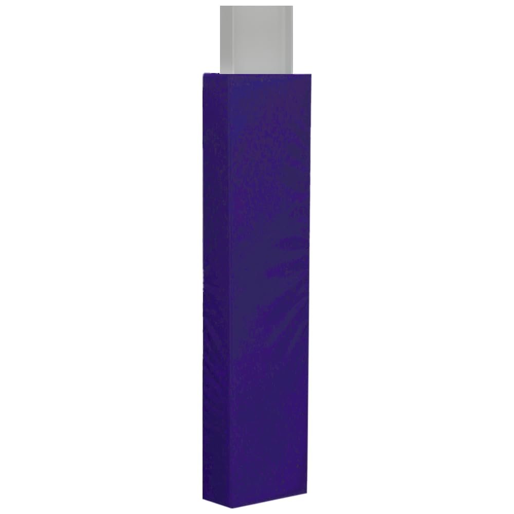 We Pad It Safety Pole Pad, for Square Pole Only, 4 FT Tall, 2 Thick Foam, Weatherproof, UV-Resistant, Hook/Loop Closure