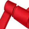 Branduce Red Ties for Men Wedding Tuxedo Business 63'' Extra Long Necktie Solid Silk Woven Tie (TA10-01) view 4