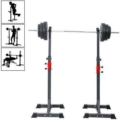 Fitness Equipment Squat Stand Dipping Station Gym Weight Bench Press Stand Adjustable Squat Rack, Home Gym Bench Stand, Multifunction Dumbbell Stand with Weight Training Equipment for Fitness Training