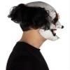 Ghoulish Productions Prankster Clown Black Latex Mask. Clown Mask with Black Hair.Scary Clown Latex Mask. Adult Mask One Size Latex Mask.Clowns Line.Ideal for use in Halloween costumes parties, pranks view 4