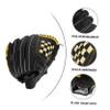 Yardwe Protective Adult Baseball Glove Yellow Black Pu Glove Innovative Design Strong Sturdy for Baseball/Softball view 4