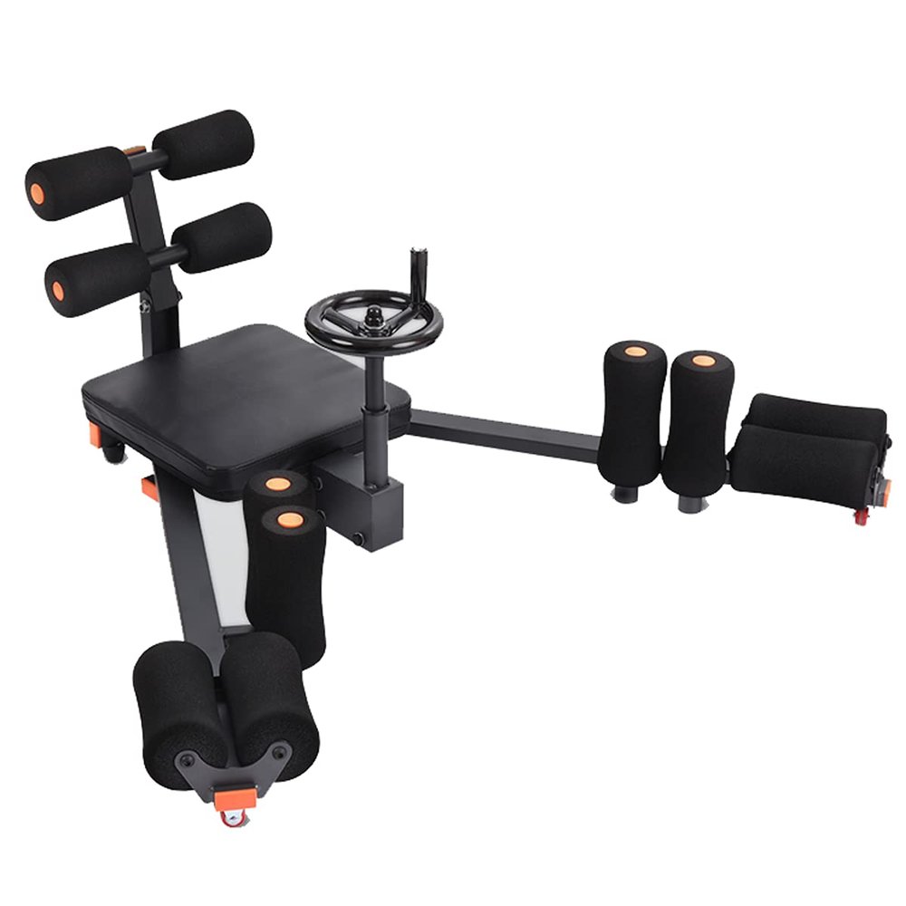 OMaju Fitness Equipment Leg Stretching Machine Flexibility Trainer for Yoga & Martial Arts Training Leg Splitter Fitness Equipment for Home Gym 0-200 Open and Close with Protection Pillow