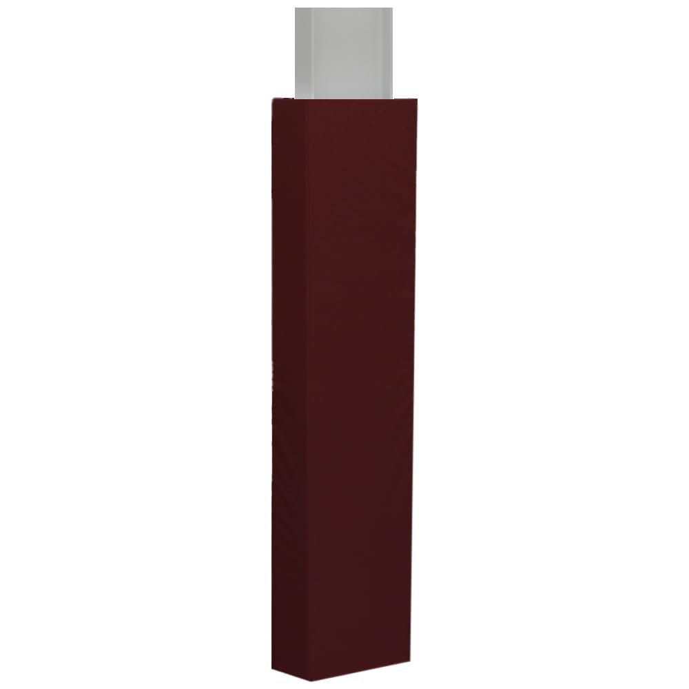 We Pad It Safety Pole Pad, for Square Pole Only, 4 FT Tall, 2 Thick Foam, Weatherproof, UV-Resistant, Hook/Loop Closure