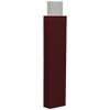 We Pad It Safety Pole Pad, for Square Pole Only, 4 FT Tall, 2 Thick Foam, Weatherproof, UV-Resistant, Hook/Loop Closure view 1