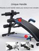 OMaju Fitness Equipment Unisex Adult Adjustable Sit Up Bench Incline Weight Curved Workout, Heavy Duty Bench Fitness Equipment for Home Gym Ab Exercises, Load 330lb view 3