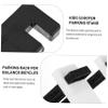 Yardwe 2pcs Balance Bike Parking Stand Black White Parking Rack for Boys and Girls Scooters and Balance Bicycles for Home Outdoor and Park Use view 3