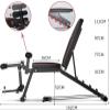 Fitness Equipment Adjustable Weight Bench,Workout Bench with Leg Extension and Leg Curl,Dumbbell Stool Folding,For Home Training Gyms Fitness Equipment,Max Load 200Kg view 2