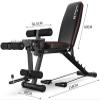 Fitness Equipment Adjustable Weight Bench,Workout Bench with Leg Extension and Leg Curl,Dumbbell Stool Folding,For Home Training Gyms Fitness Equipment,Max Load 200Kg view 4