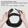 Finoti Portable Bike Lock Motorcycle Helmet Lock 5 Digit Password Bike Combination Lock Bicycle Anti-Theft Alloy Lock,Black Lock view 2