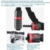 Finoti Portable Bike Lock Motorcycle Helmet Lock 5 Digit Password Bike Combination Lock Bicycle Anti-Theft Alloy Lock,Black Lock view 4