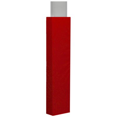 We Pad It Safety Pole Pad, for Square Pole Only, 4 FT Tall, 2 Thick Foam, Weatherproof, UV-Resistant, Hook/Loop Closure