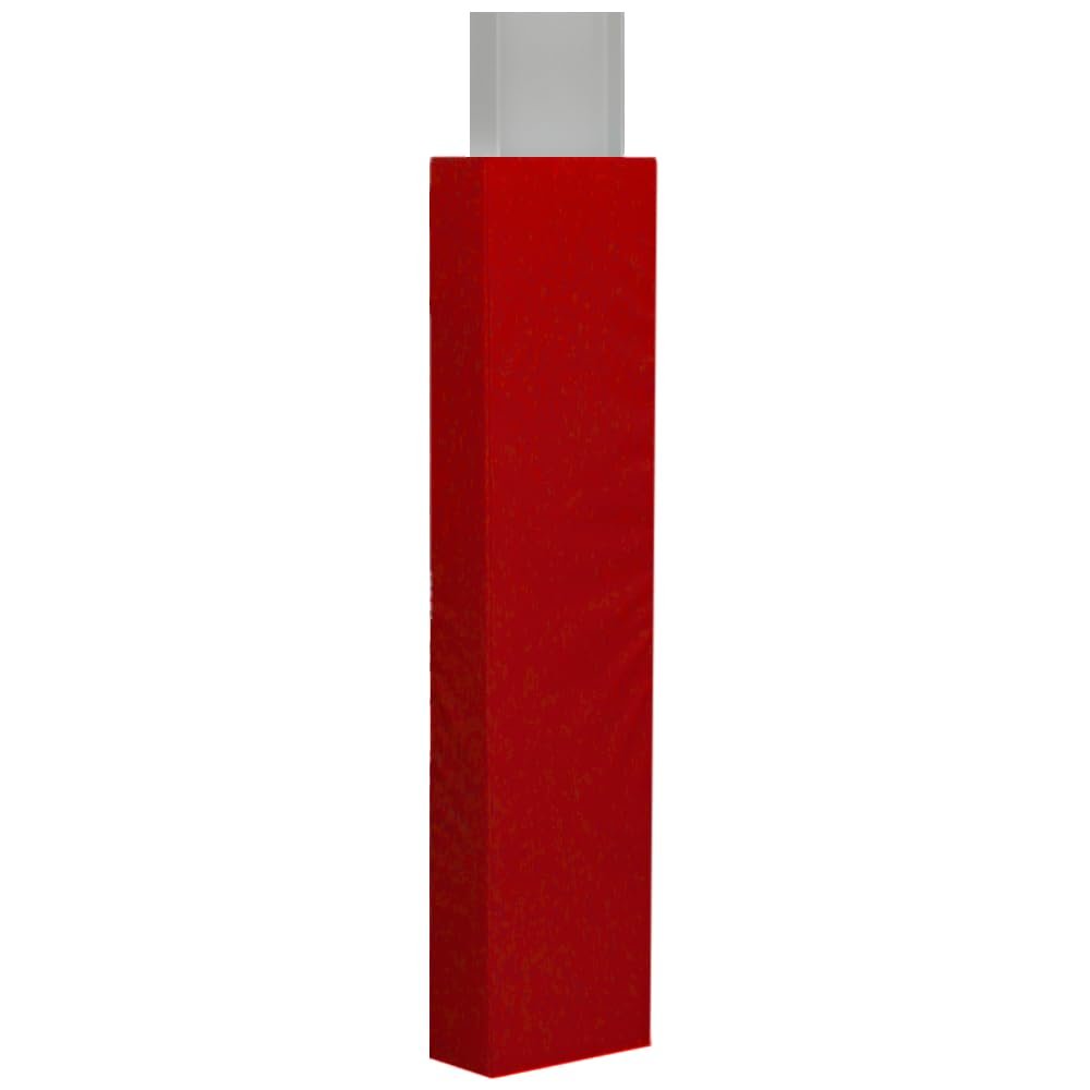 We Pad It Safety Pole Pad, for Square Pole Only, 4 FT Tall, 2 Thick Foam, Weatherproof, UV-Resistant, Hook/Loop Closure