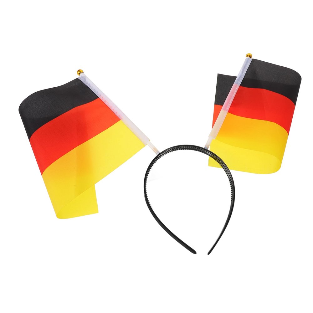 Sosoport Soccer Fan's Germany Flag Headband Perfect Party Favor Festival Hair Clip