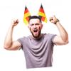 Sosoport Soccer Fan's Germany Flag Headband Perfect Party Favor Festival Hair Clip view 3
