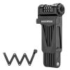 Finoti MTB Road Bike Zinc Alloy Bicycle Lock High Security Anti-Theft Foldable Four-Digit Password Lock E-Bike Part Chain Lock Lock view 1